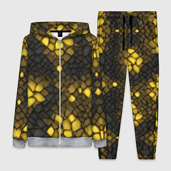 Женский костюм Жёлтый трескающийся камень