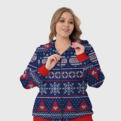 Женский 3D-костюм New Years sweater, цвет: 3D-красный — фото 2