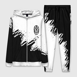 Женский костюм Juventus black sport texture