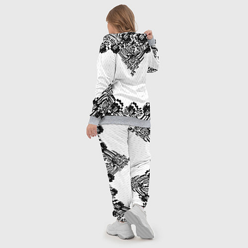 Женский костюм Имперский узор Россия герб патриотизм / 3D-Меланж – фото 5