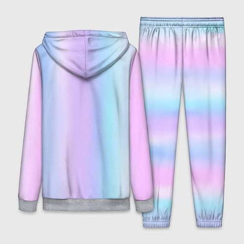 Женский костюм Градиент матовый светлый / 3D-Меланж – фото 2