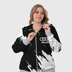 Женский 3D-костюм Audi краски белые, цвет: 3D-меланж — фото 2
