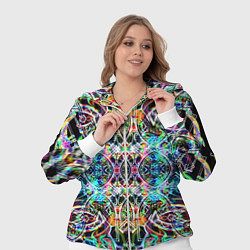 Женский 3D-костюм Фрактальный орнамент, цвет: 3D-белый — фото 2