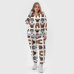 Женский 3D-костюм Текстура собак, цвет: 3D-меланж — фото 2
