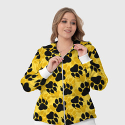 Женский 3D-костюм Dogs paws, цвет: 3D-белый — фото 2