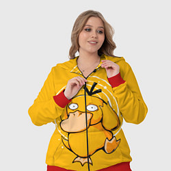 Женский 3D-костюм Псидак желтая утка покемон, цвет: 3D-красный — фото 2
