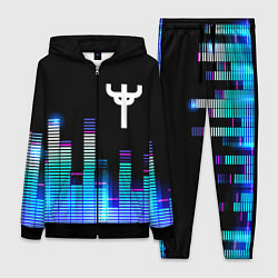 Женский 3D-костюм Judas Priest эквалайзер, цвет: 3D-черный