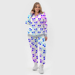 Женский 3D-костюм Marshmello pattern neon, цвет: 3D-меланж — фото 2