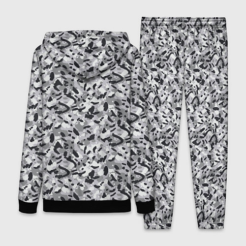 Женский костюм Пикселированный городской серый камуфляж / 3D-Черный – фото 2
