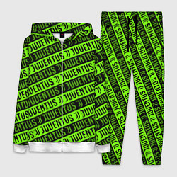 Женский костюм Juventus green pattern sport