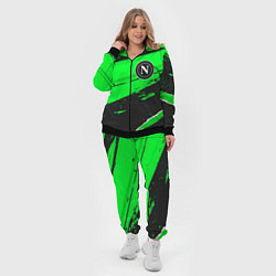 Женский 3D-костюм Napoli sport green, цвет: 3D-черный — фото 2