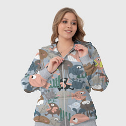 Женский 3D-костюм Милый мультфильм о морских животных, цвет: 3D-меланж — фото 2