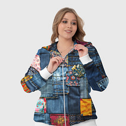 Женский 3D-костюм Значок адвоката на джинсах, цвет: 3D-белый — фото 2