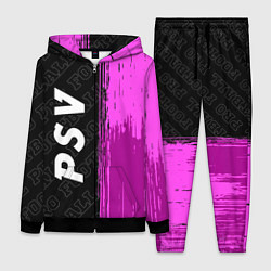 Женский 3D-костюм PSV pro football по-вертикали, цвет: 3D-черный