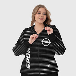 Женский 3D-костюм Opel sport metal, цвет: 3D-черный — фото 2