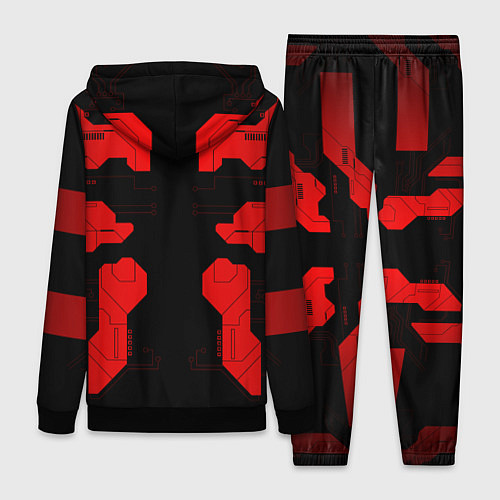 Женский костюм Mass Effect - Red armor / 3D-Черный – фото 2