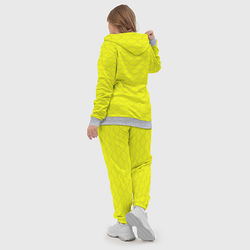 Женский костюм Паттерн овалов на желтом / 3D-Меланж – фото 5