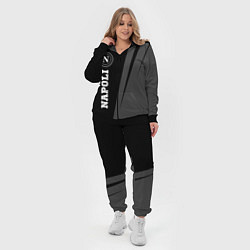 Женский 3D-костюм Napoli sport на темном фоне по-вертикали, цвет: 3D-черный — фото 2