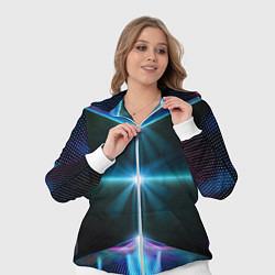 Женский 3D-костюм Фантастический портал в космос, цвет: 3D-белый — фото 2