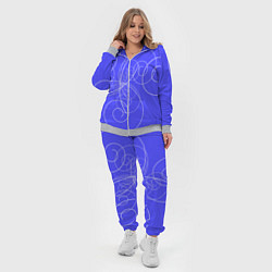 Женский 3D-костюм Спирали расходящиеся в стороны, цвет: 3D-меланж — фото 2