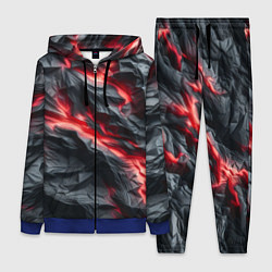 Женский костюм Раскаленная лава на горных камнях