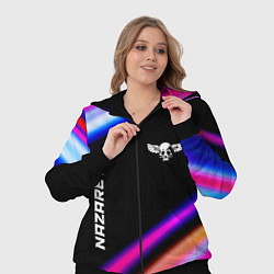 Женский 3D-костюм Nazareth neon rock lights, цвет: 3D-черный — фото 2