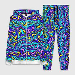 Женский костюм Psychedelic multicolored pattern