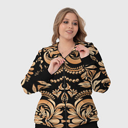 Женский 3D-костюм Славянский этнический узор, цвет: 3D-черный — фото 2