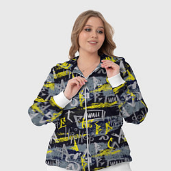 Женский 3D-костюм Hip hop wall, цвет: 3D-белый — фото 2