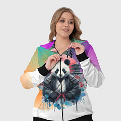 Женский 3D-костюм Panda samurai - Japan, цвет: 3D-черный — фото 2