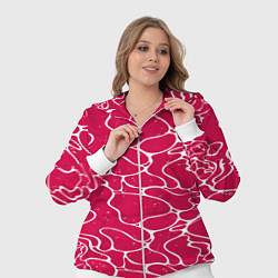 Женский 3D-костюм Яркий абстрактный паттерн для спорта, цвет: 3D-белый — фото 2