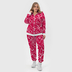 Женский 3D-костюм Яркий абстрактный паттерн для спорта, цвет: 3D-белый — фото 2
