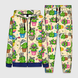 Женский костюм Мультяшные кактусы
