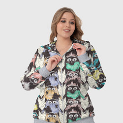 Женский 3D-костюм Мультяшные котики, цвет: 3D-меланж — фото 2