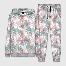 Женский костюм Пальмы разноцветные