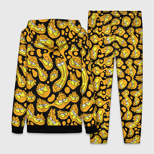 Женский костюм Гарфилд паттерн / 3D-Черный – фото 2