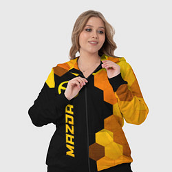 Женский 3D-костюм Mazda - gold gradient по-вертикали, цвет: 3D-черный — фото 2