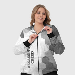 Женский 3D-костюм Assassins Creed - white gradient по-вертикали, цвет: 3D-черный — фото 2