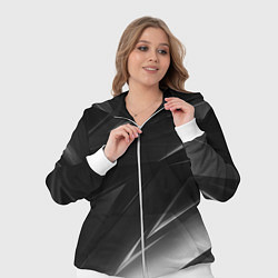 Женский 3D-костюм Чёрно белая геометрия, цвет: 3D-белый — фото 2