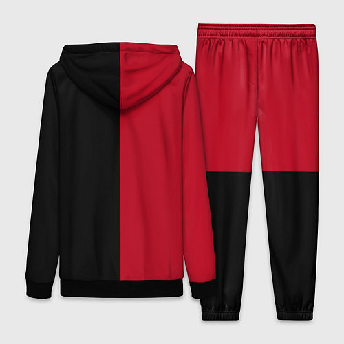 Женский костюм Черно красная тигровая аппликация / 3D-Черный – фото 2