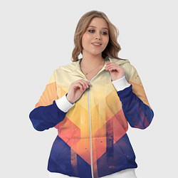 Женский 3D-костюм Abstract art - geometric shapes, цвет: 3D-белый — фото 2