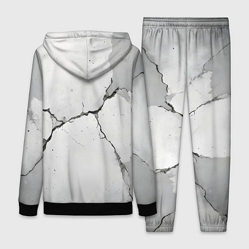 Женский костюм Растрескавшийся бетон / 3D-Черный – фото 2