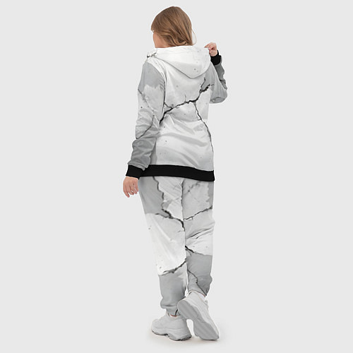 Женский костюм Растрескавшийся бетон / 3D-Черный – фото 5