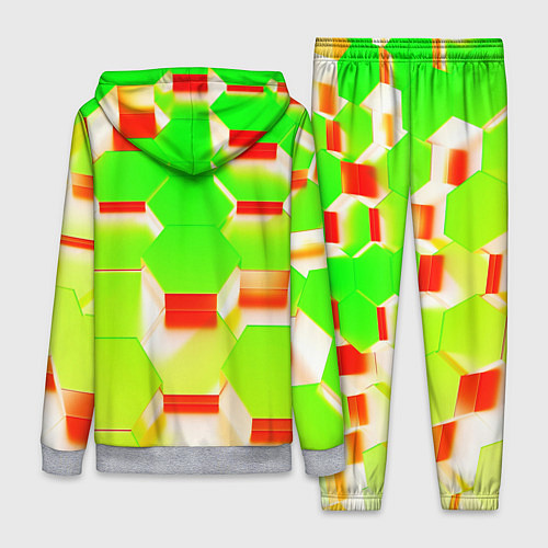 Женский костюм Кислотные соты / 3D-Меланж – фото 2