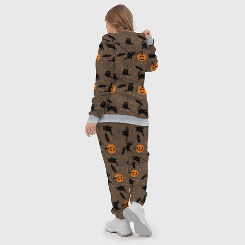 Женский костюм Хэллоуин и кот / 3D-Меланж – фото 5