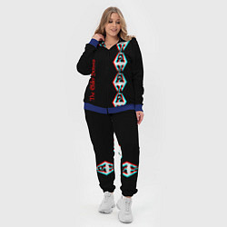 Женский 3D-костюм The Elder Scrolls glitch logo, цвет: 3D-синий — фото 2