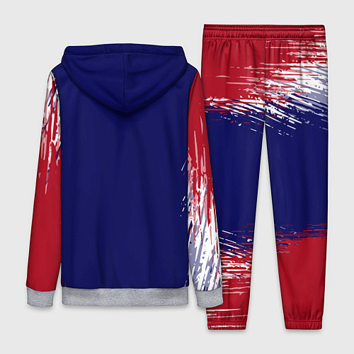 Женский костюм Velial squad - red abstract / 3D-Меланж – фото 2
