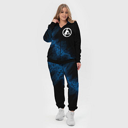Женский 3D-костюм Linkin Park 2024 звуковая волна, цвет: 3D-черный — фото 2