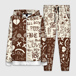 Женский костюм Lil peep retro pattern