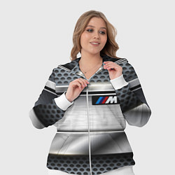 Женский 3D-костюм BMW metal texture, цвет: 3D-белый — фото 2